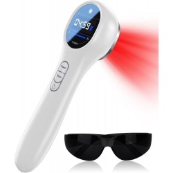 Grehge vice Infrared Light Tharepy, Red Light Device for Bodypain Relief, Joint, Muscle & Tissue 14 * 650nm + 3 * 808nm