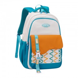 Simple Nylon Twill Backpack for Primary and Secondary School Students to Reduce the Burden of Large Capacity Children's School Bags