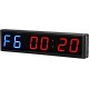 Gym Timer 3 Inch Clock Fitness Home Tabata MMA Boxing Count Down and Up with Remote