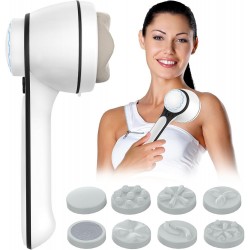 Wireless Electric Massager - Handheld Body Sculptor with 8 Massage Heads, Cellulite Remover, Women's Body Sculptor, Massager for Neck, Back, Body, Gifts for Women Wife