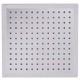 7 Colors 8 inch Square Automatic Changing LED Shower Head Bathroom Showerheads Sprinkler Chrome