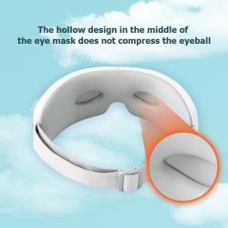 Eye Massager with Heat, Smart Eye mask Massage for migraine Relief, Relaxation Gifts for Men and Women