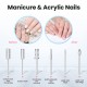 Nail Drill Machine,35000RPM LCD Display Screen Portable Electric Nail File,Rechargeable Nail Drill Tool Kit for Acrylic, Gel, Natural Nails, Manicure, Pedicure, Polishing, Nail Removing