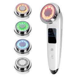 Face Massager Electric Face Lifting 4 in 1 Facial Massager Anti Aging Skin Tightening Firming Skin Care Tools White