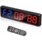 Gym Timer,LED Workout Clock Count Down/Up Clock,11.5" x 4" Ultra-Clear Digital Display, Power Bank Compatible with Workout Metal Stopwatch, Multi-Scenes led Timer with Remote 1.8 inch