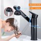 1080 Degree Swivel Faucet for Bathroom Sink Kitchen Faucet with Big Angle Rotate Spray Dual Function, Matte Black