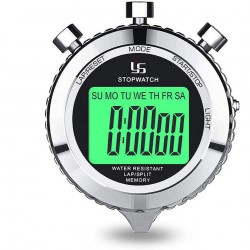 Stopwatch, Metal Stop Watch for Sports Waterproof Stopwatches Timer for Sports and Competitions