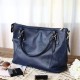 Genuine Leather Women's Handbags Shoulder Tote Organizer Top Handles Crossbody Bag Satchel Designer Purse Large Capacity Black