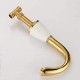 Basin Faucets Gold Brass Modern Bathroom Sink Faucet Double with Drill Handle 3 Hole Bathbasin Counter Mixer Taps