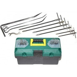 23pcs Packing Extractor Set Stainless Steel Packing Tool Set Flexible Packing Hook Sets Includes Flexible Shaft Removable Tip Corkscrew Type Wrench Toolbox