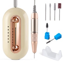 Electric Nail Drill, 35000RPM Nail Drill Machine for Acrylic Nails, Professional Efile Nail Drill with Low Noise, Manicure, Cuticle, Home, Salon