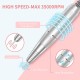 Portable Nail Drill Professional 35000 RPM, Rechargeable Electric Nail File Machine File for Acrylic Nails Gel Polishing Removing, Cordless File with Bits Kit for Manicure Salon Home, Pink