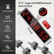 LED Gym Timer, Ultra-Clear Interval Timer with Remote, Countdown/Up Wall Clock with Buzzer