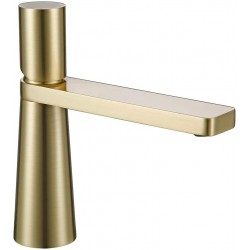 Brass Single Hole Single Handle 360 Degree Rotation Deck Mounted Basin Hot And Cold Water Sink Bathroom Faucets