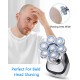7D 5-in-1 Head Shavers for Bald Men with Nose Hair Sideburns Trimmer, Freedom Grooming Floating Head Razors for Bald Men Waterproof Wet & Dry, LED Display, Cordless, Rechargeable