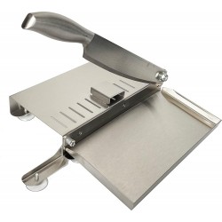 Meat Cutter Manual Slicer Chopper 10.4inch Stainless Steel for Rib Beef Mutton Vegetable Whole Chicken