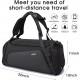 Gym Bag For Men, Dry And Wet Depart Pocket Sports Duffel Backpack With Shoes Compartment, Short-Distance Trip Duffel Gym Bag for Men Women Black