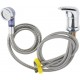Basin Faucet Shower Head Wash Hair Tap Mixing Valve for Salon Punch Shampoo Bed Bowl or Backwash Unit, Chrome